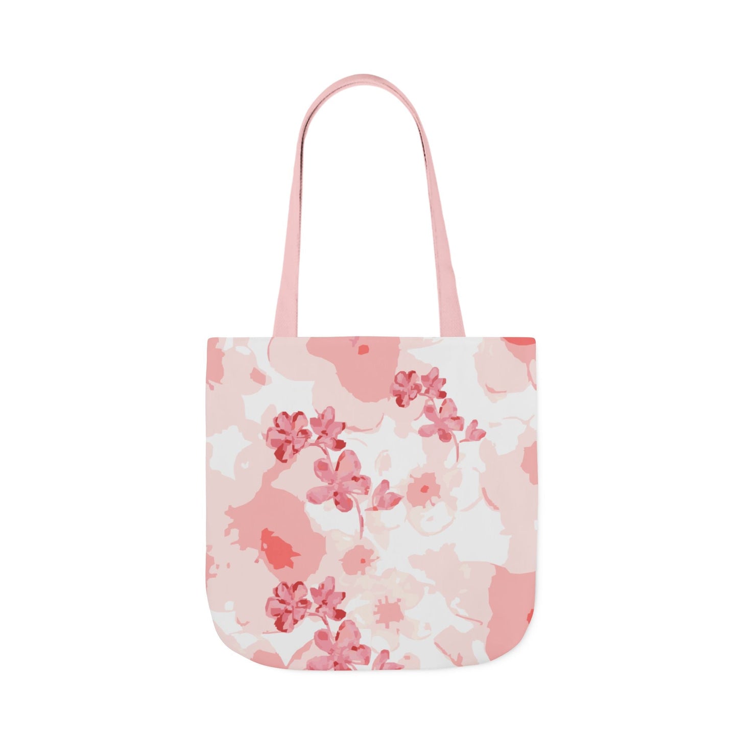Canvas Tote Bag with Cherry Blossoms - Artmakeyourmark.com