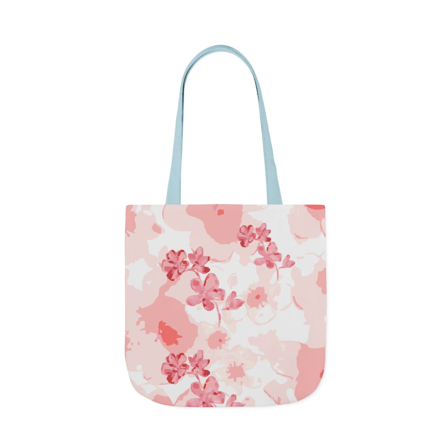 Canvas Tote Bag with Cherry Blossoms - Artmakeyourmark.com