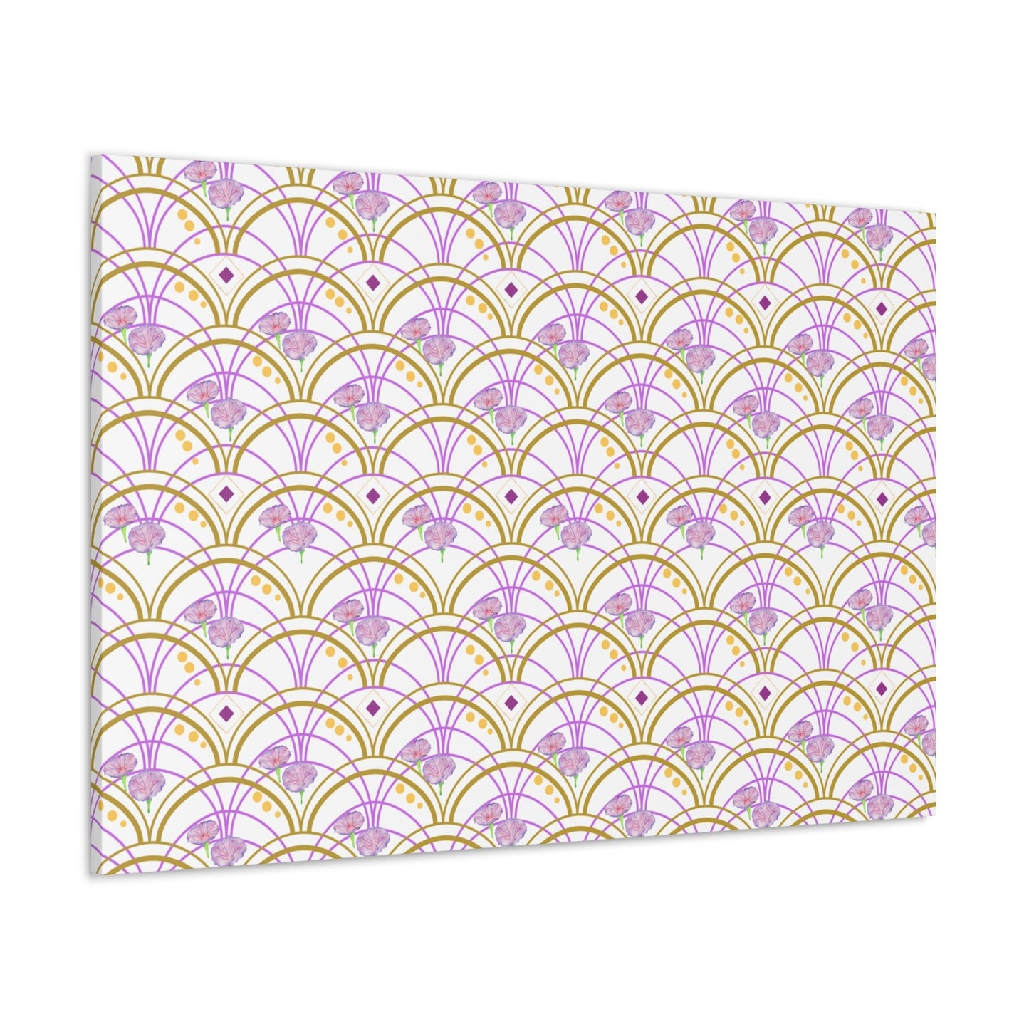 French Art Deco Design on Canvas - Artmakeyourmark.com