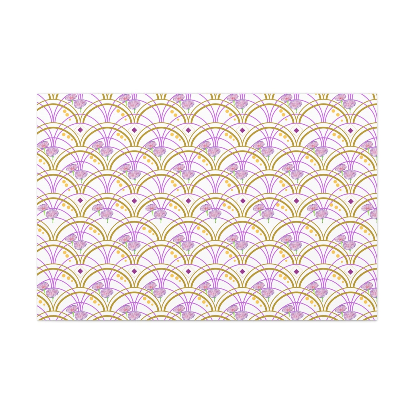 French Art Deco Design on Canvas - Artmakeyourmark.com