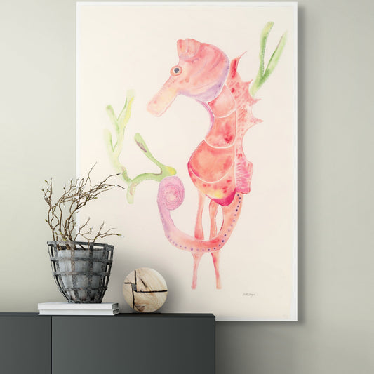Seahorse in Orange