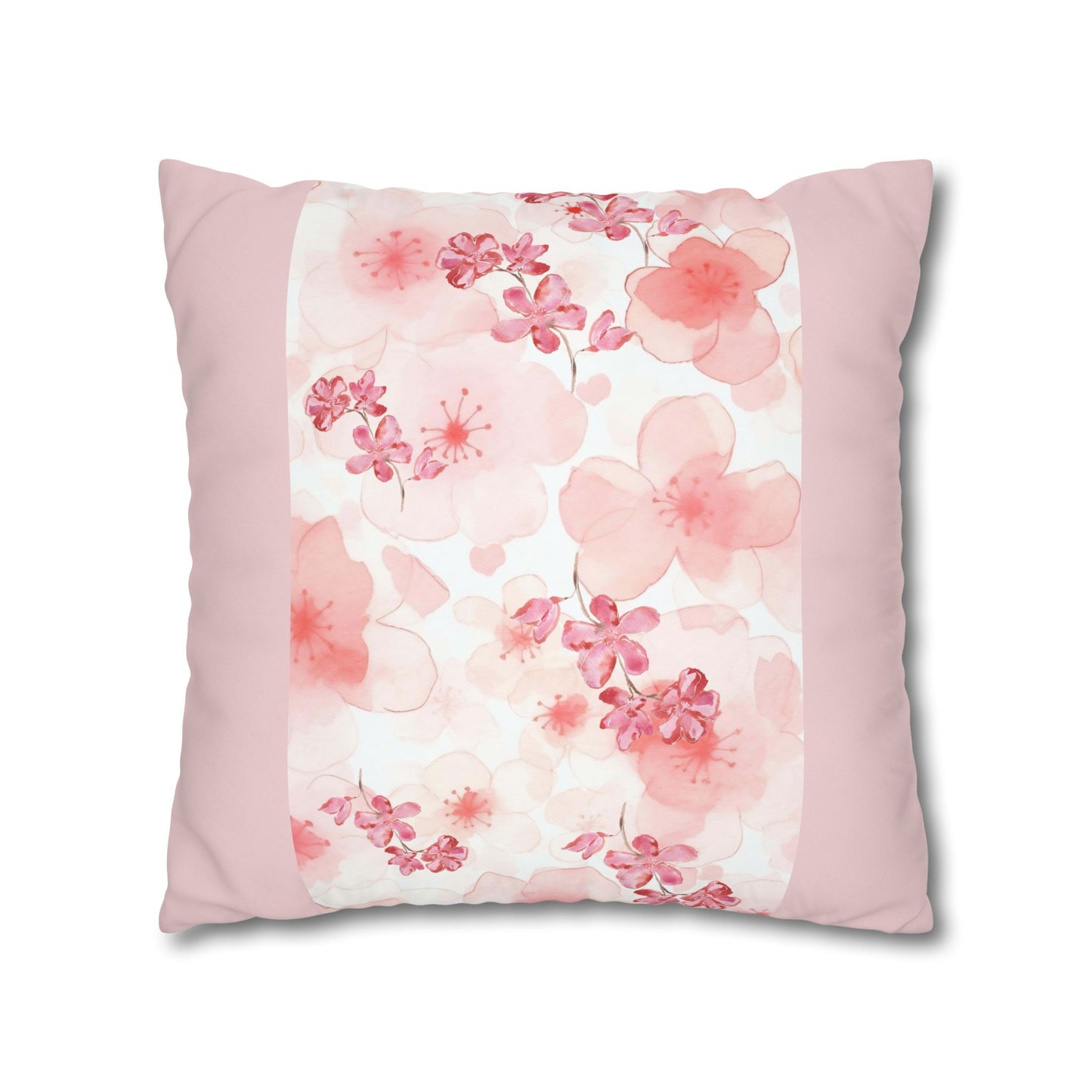 Cushion Cover with Cherry Blossoms