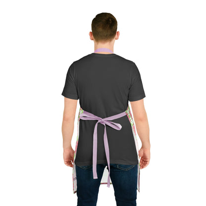 Apron with Abstract Rose Design - Artmakeyourmark.com