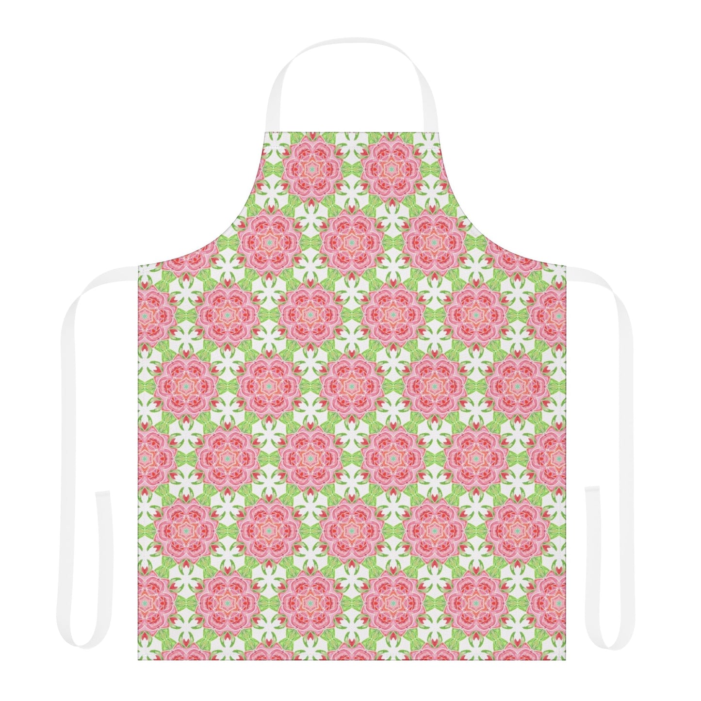 Apron with Abstract Rose Design - Artmakeyourmark.com