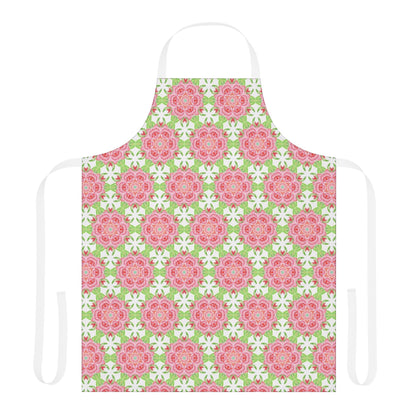 Apron with Abstract Rose Design - Artmakeyourmark.com