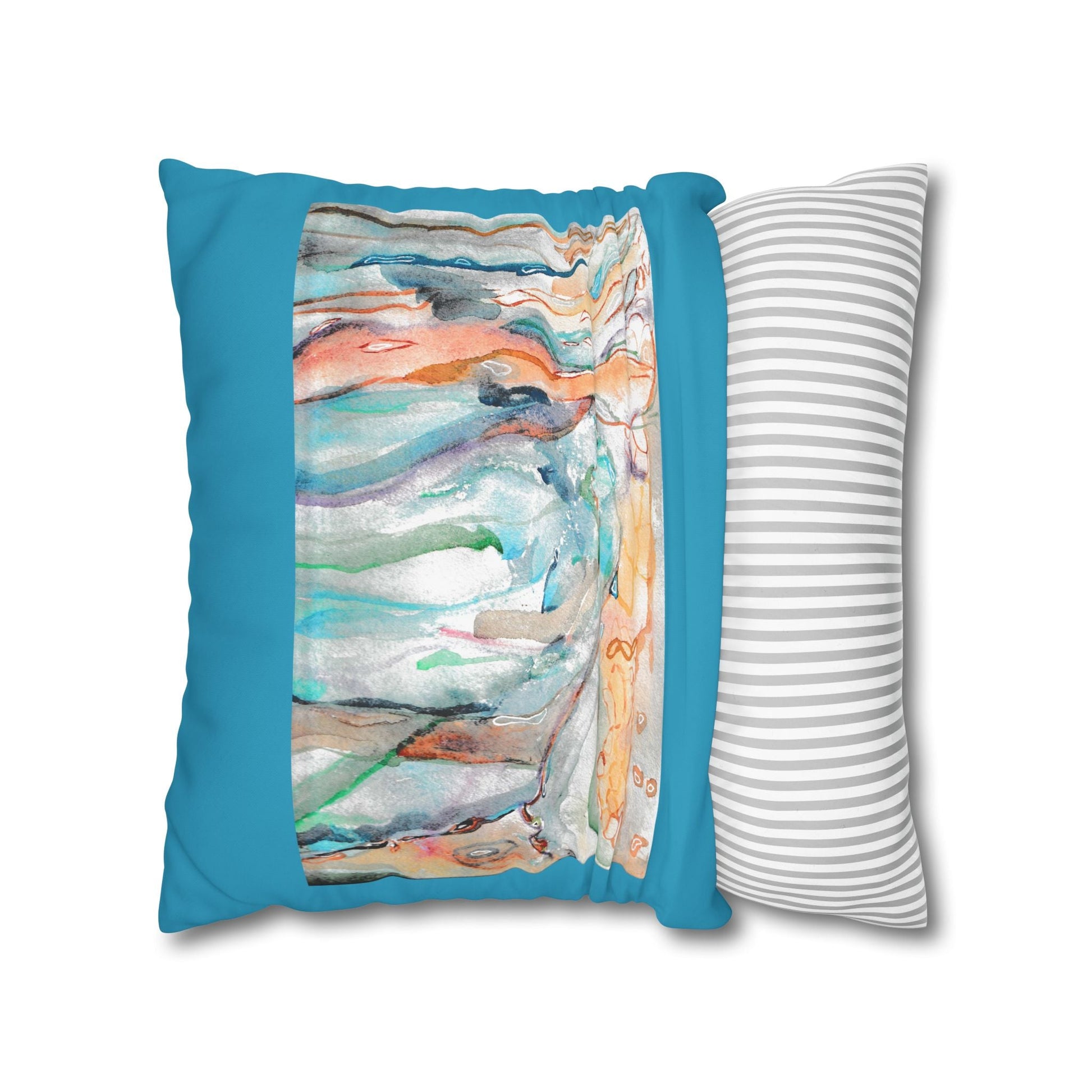 Cushion Cover with Australian Bush Landscape - Artmakeyourmark.com