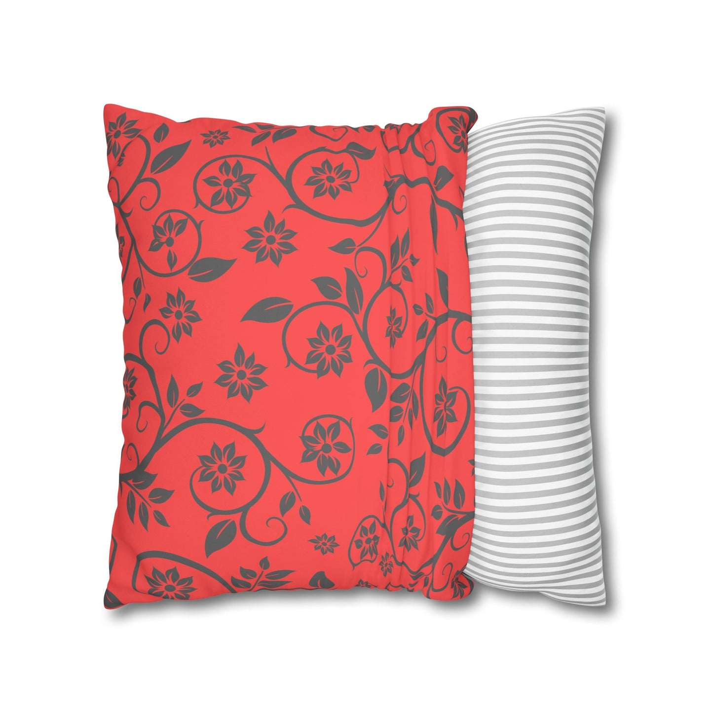 Cushion Cover with Filigree Design and Strawberries - Artmakeyourmark.com