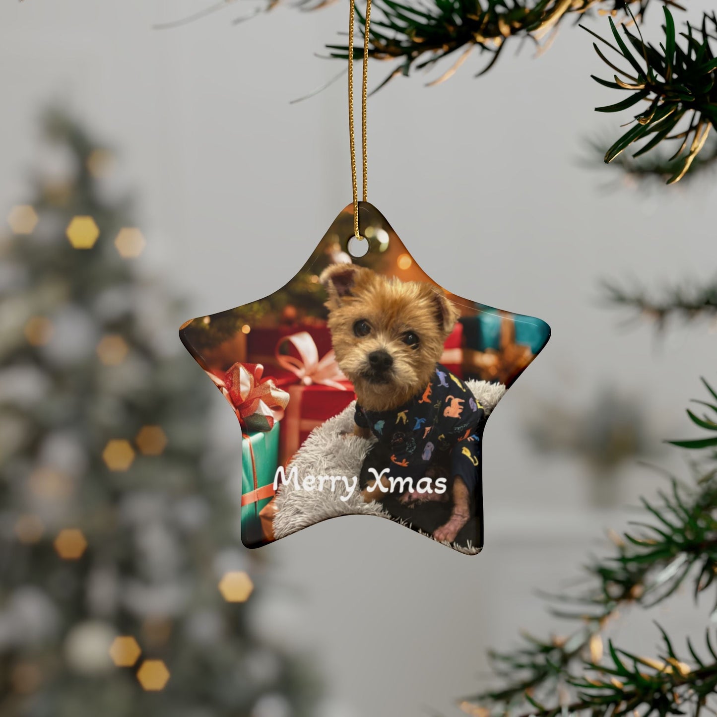 Personalised Ceramic Christmas Ornaments - Artmakeyourmark.com